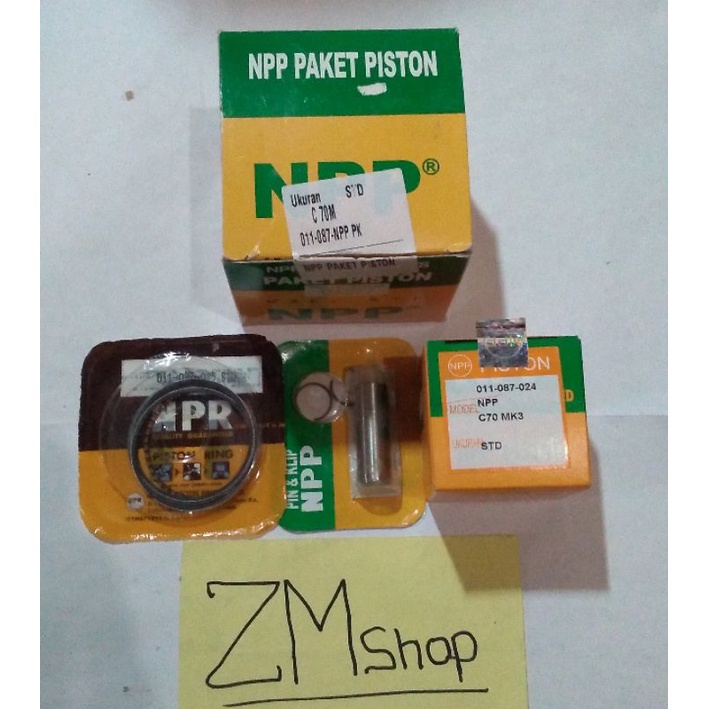 PISTON KIT C70 OVERSIZE STD - 100 NPP