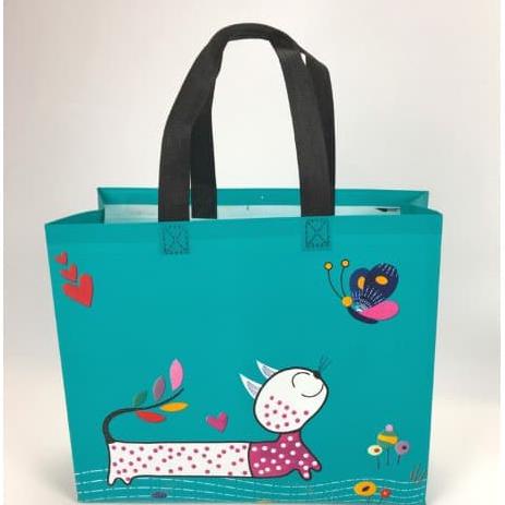 

Goodie Bag Besar Motif Cat Blue/ tas Elegan Vintage