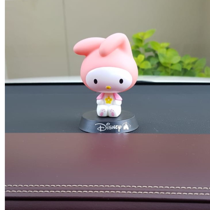 Boneka Figure Miniatur Pajangan Mobil MELODY Goyang Kepala Shacking Toy_Cerianti