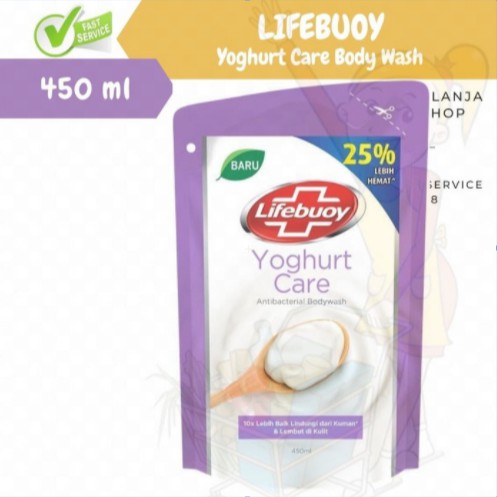 LIFEBUOY Yoghurt Care 400ml Antibacterial Body Wash Bodywash Yogurt 400 ml