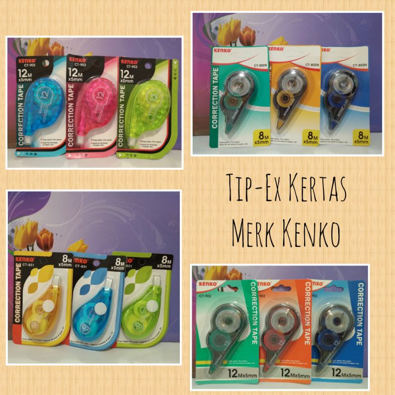 

Correction / Tipex Kertas Kenko