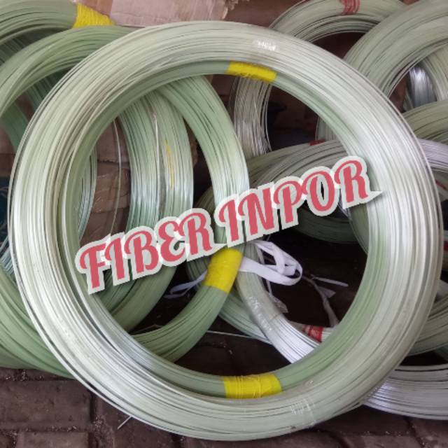 JERUJI FIBER HIJAU BENING 1,8MM - 2,0MM BERAT 1KG TERMURAH UNTUK SANGKAR BURUNG & LAYANG-LAYANG