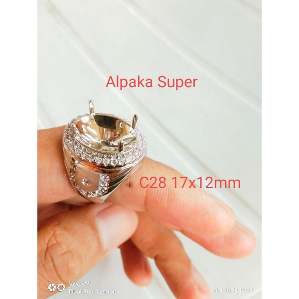 Ring Cincin Emban Alpaka Super Silver Doff