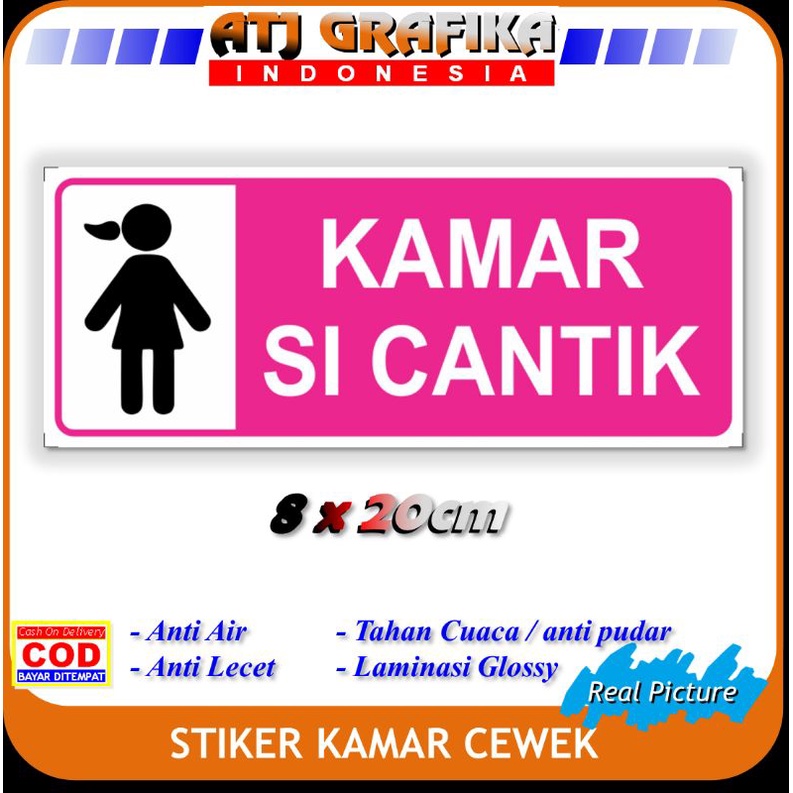 

Stiker kamar si cantik cewek perempuan sticker kamar tidur wanita rumah keluarga