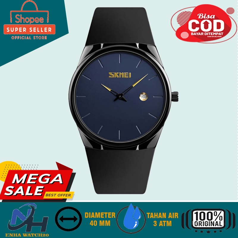 Jam Tangan Wanita Analog Rubber SKMEI 1509 Jam Cewek Terbaru / Jam Perempuan Dewasa Remaja Import An