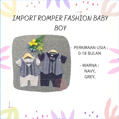 IMPORT ROMPER FASHION BABY BOY