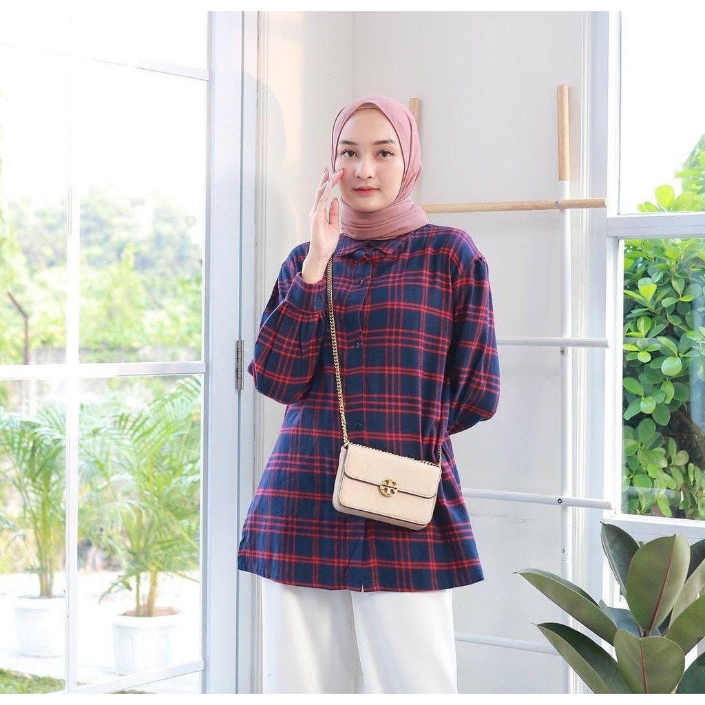 TEREMI &amp; FLANEL TUNIK PREMIUM NERLI