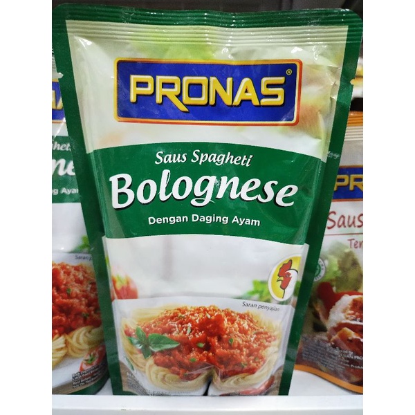 

PRONAS Saus Spagheti Bolognese dengan daging ayam