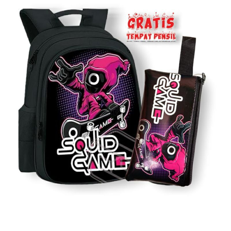 TAS RANSEL TK SD SEQUID GAME/FREE DOMPET