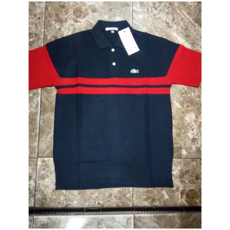 KAOS POLO LACOSTE KERAH PRIA