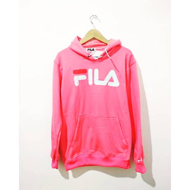 pink fila sweater