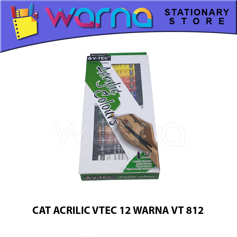 

CAT ACRILIC COLOR VTEC 12 WARNA VT 812