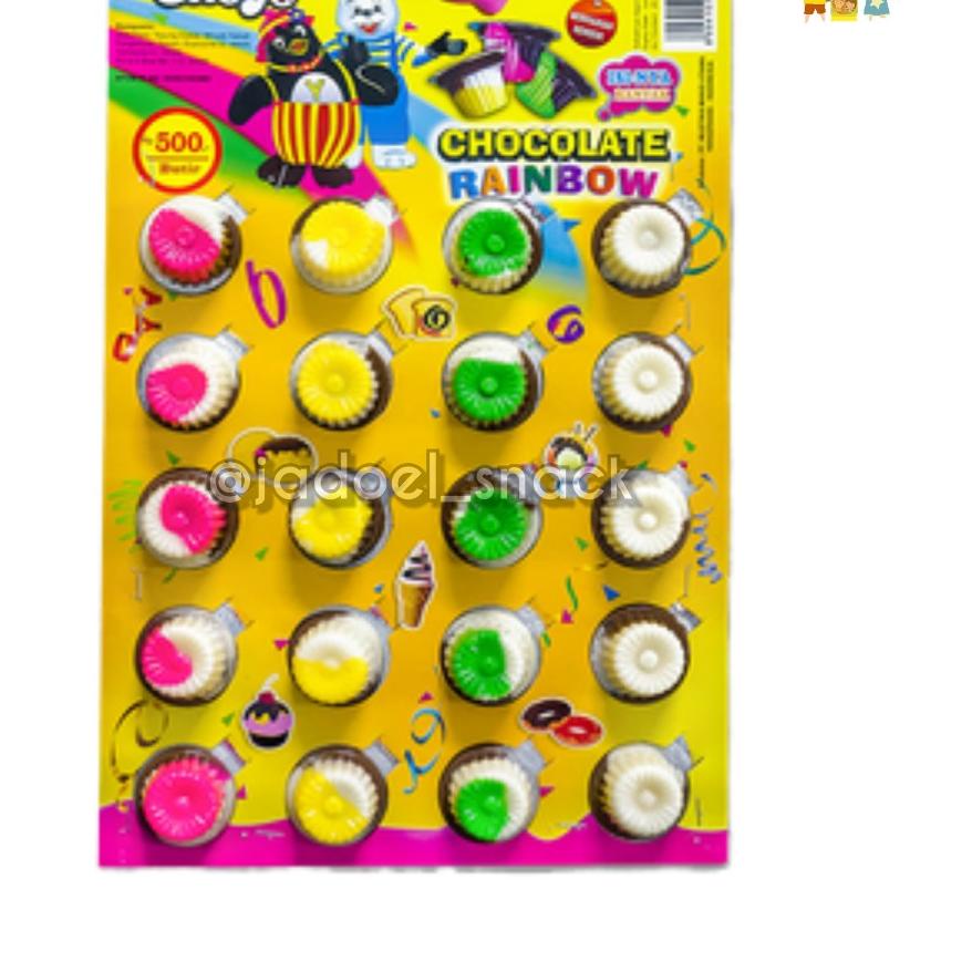

SHOPEE MALL Choyo - Choyo Cup Rainbow - Coklat Jadul by Jadoel Snack