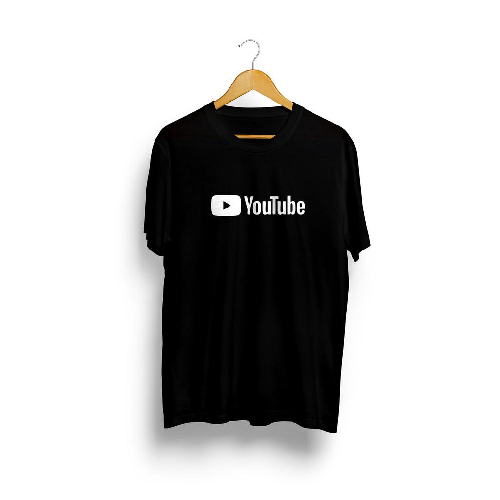 Baju Kaos YOUTUBE LOGO SIMPLE PREMIUM TSHIRT DISTRO QUALITY
