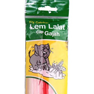 Lem Lalat Cap Gajah Fly Catcher Lem Lalat Stick Lem Lalat Tangkai (3 pcs)