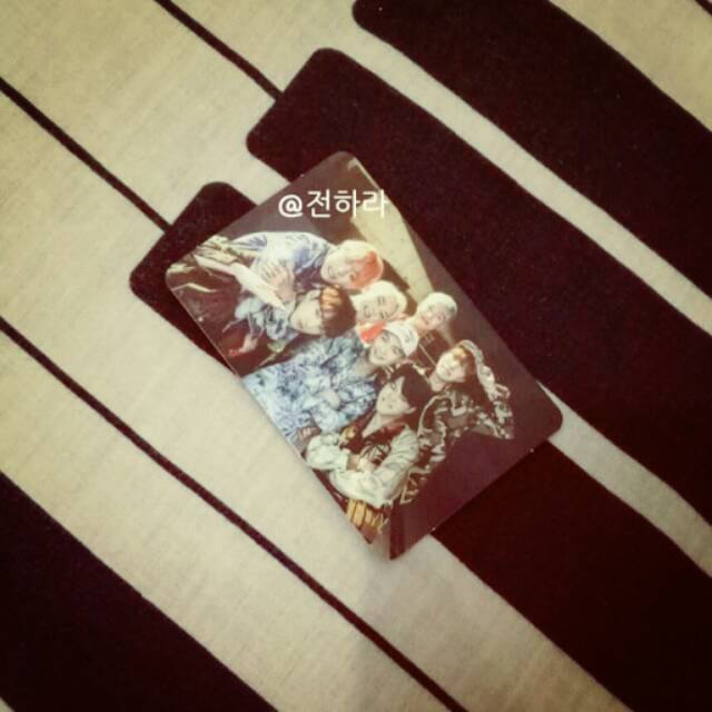 Bts memories 2016 fire era photocard