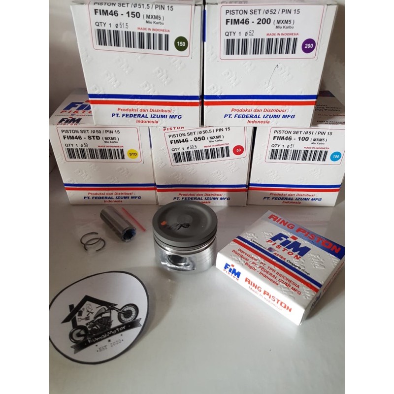 Piston Kit MIO FIM FIM46 Pin 15 Fim 46