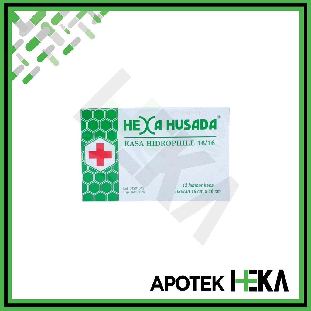 Hexa Husada Kasa Hidrophile 16x16 Box Isi 12 Lembar Steril Onemed (SEMARANG)