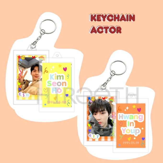 Keychain actor selfie selca kim seon ho hwang in yeop han ji pyeong han seo jun ganci true beauty