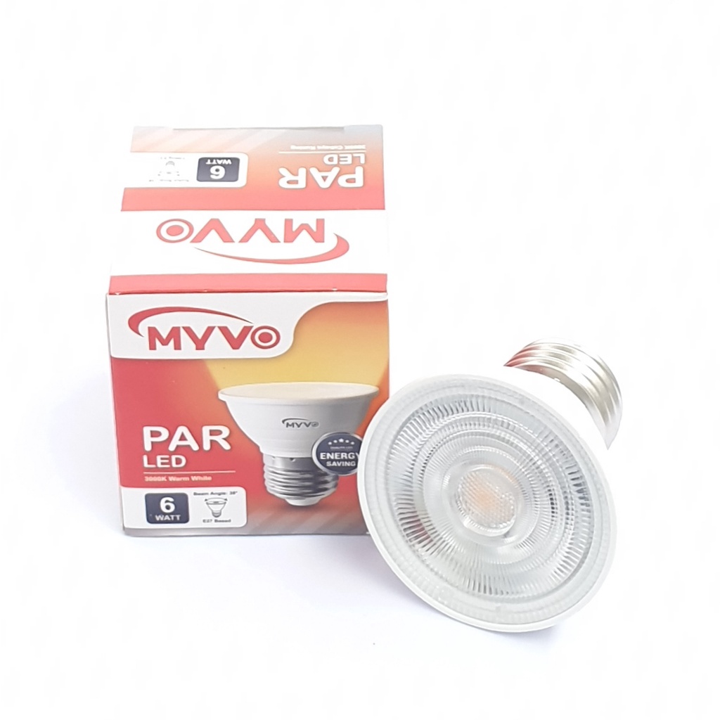 Myvo Par 6w 220V E27 Lampu Led Halogen Spotlight Mangkok 6w