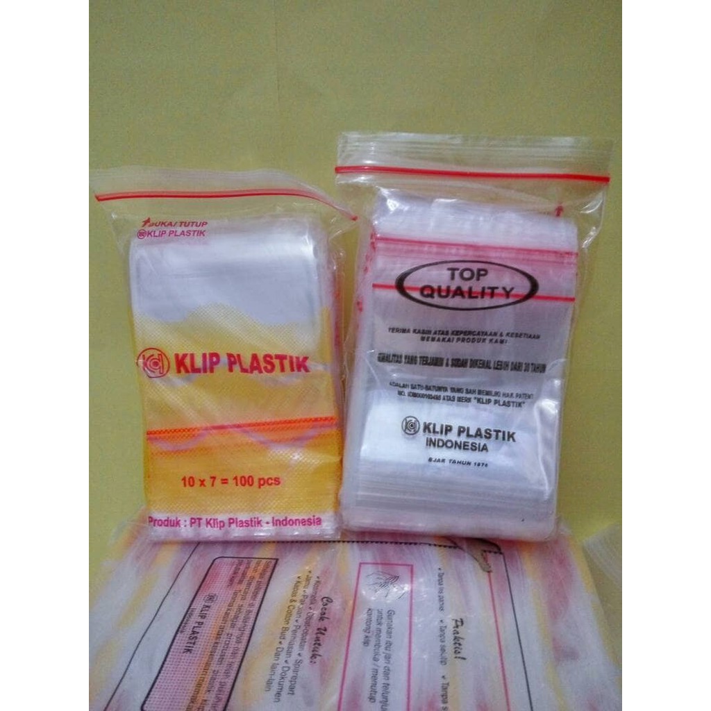 

Klip Plastik Uk. 4x6, 8x5, 10x6, 10x7, 13x8,7, 15x10 (isi 100pcs)