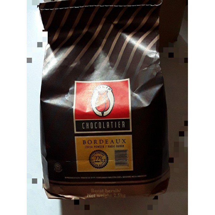 

Cokelat bubuk Tulip Bordeaux chocolatier, coklat powder 2,5kg