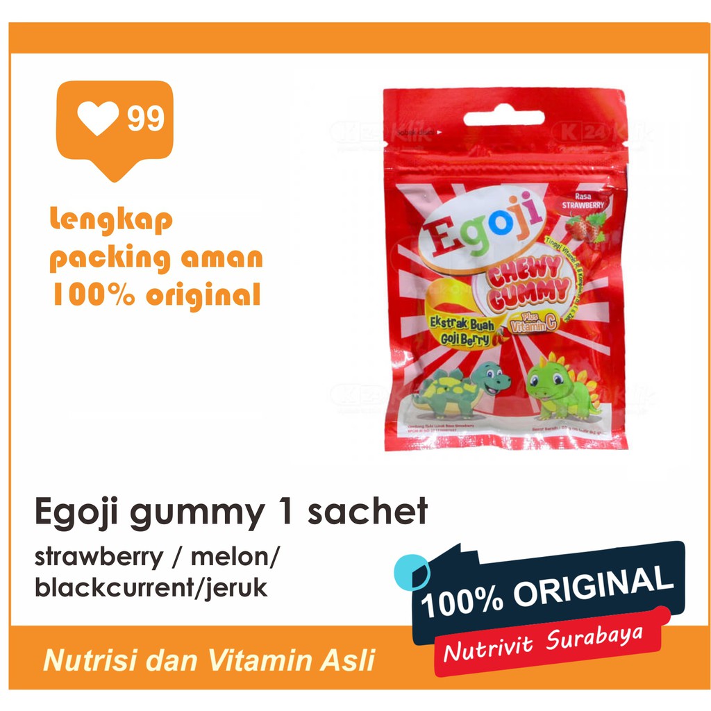 EGOJI SACHET ISI 10 TABLET KUNYAH