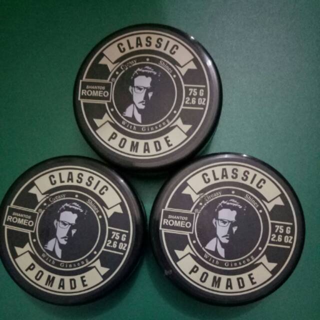 POMADE SHANTOS ROMEO CLASSIC 75GR / POMADE BARBERSHOP