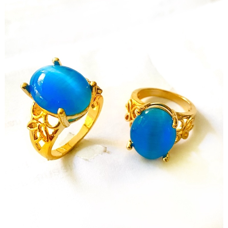 Cincin batu merah //cincin wanita //cincin lapis emas // perhiasan fasion//cincin