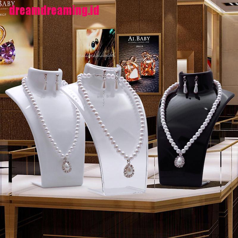 Manekin Stand Display Perhiasan Kalung / Anting