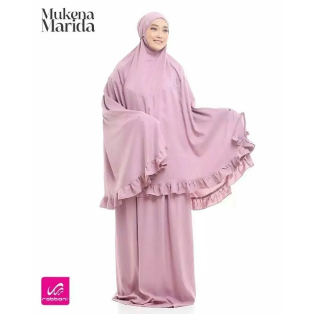 Mukena Marida - Mukena Fatiya - Mukena Polos Rabbani - Mukena Rabbani-Mukena Travel-Mukena Charry