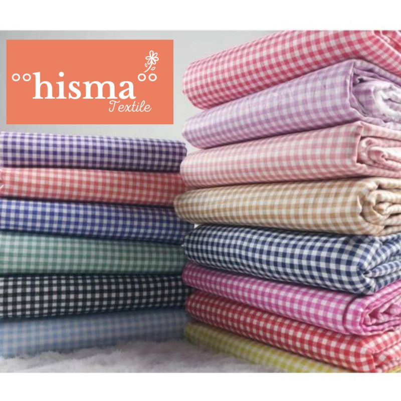 Kain kotak katun tc / kotak cele / katun cele /katun kotak