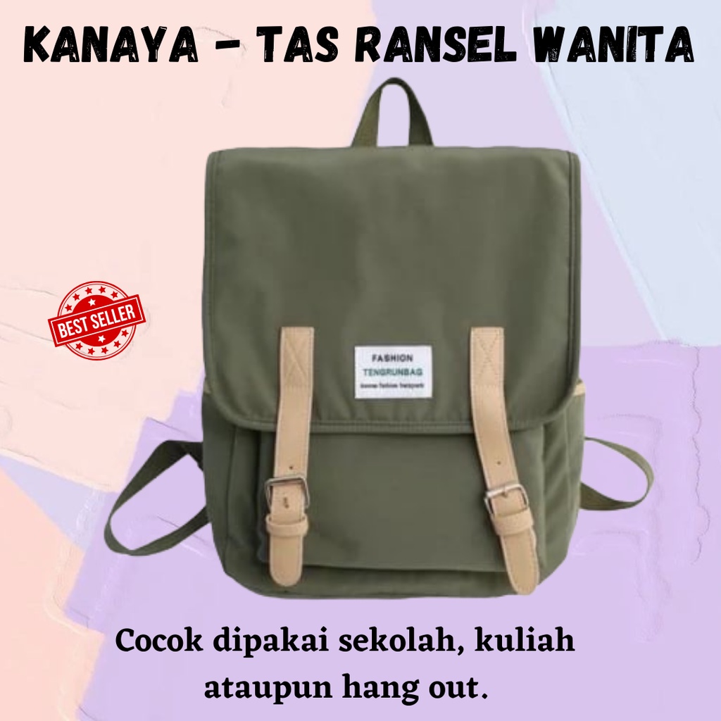 Kanaya - Tas Ransel Wanita / Tas Wanita Murah / Tas Lokal Bagus Berkualitas