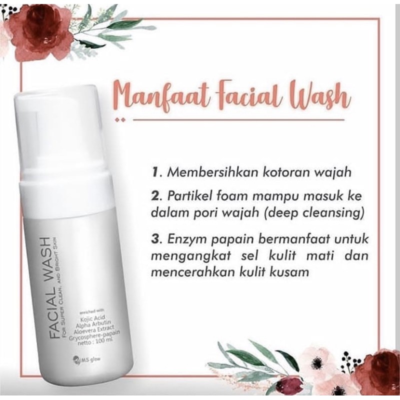 FACIAL WASH / SABUN WAJAH MSGLOW