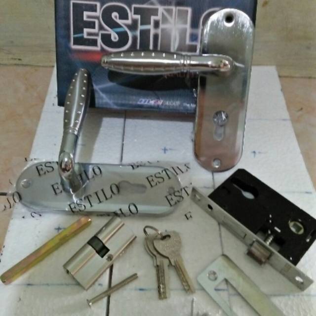 Kunci Pintu Kecil Estilo | Handle Pintu | Kunci Pintu Fullset | Bellucci