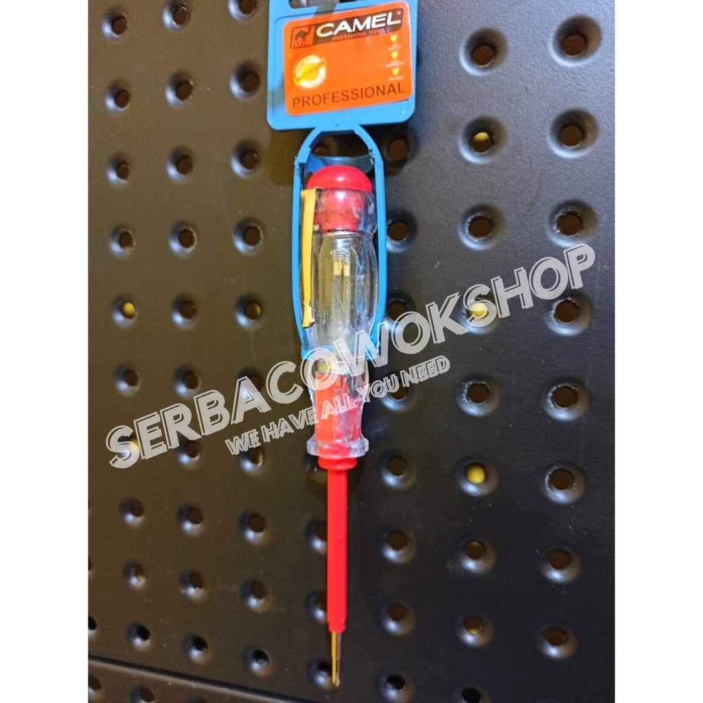 Camel Obeng Tespen Bening AC 4 Inch Test Pen Tester Transparan Termurah Berkualitas