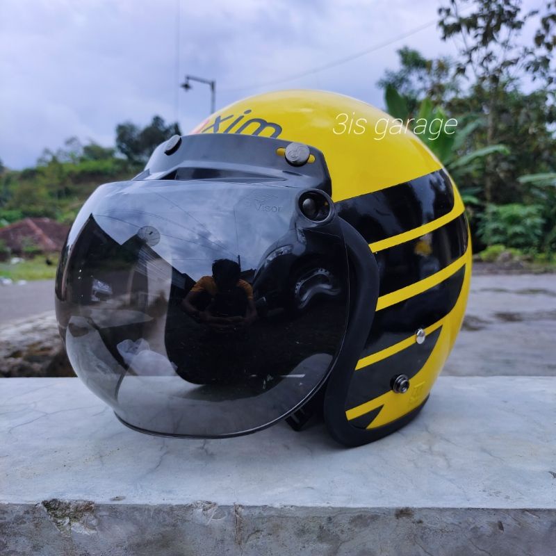 HELM BOGO MAXIM KACA CEMBUNG DEWASA WANITA PRIA