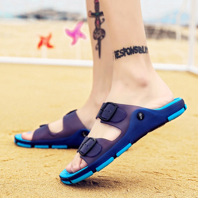 [JEPIT REAL PICT] SANDAL PRIA -EU:39-45 sandal distro pria Sepatu Jelly Pria Retro Klasik Sandal Pantai Musim Panas sandal pria  sandal pria casual sandal pria kekinian sendal pria casual sandal gunung pria sepatu pria keren sendal jelly pria