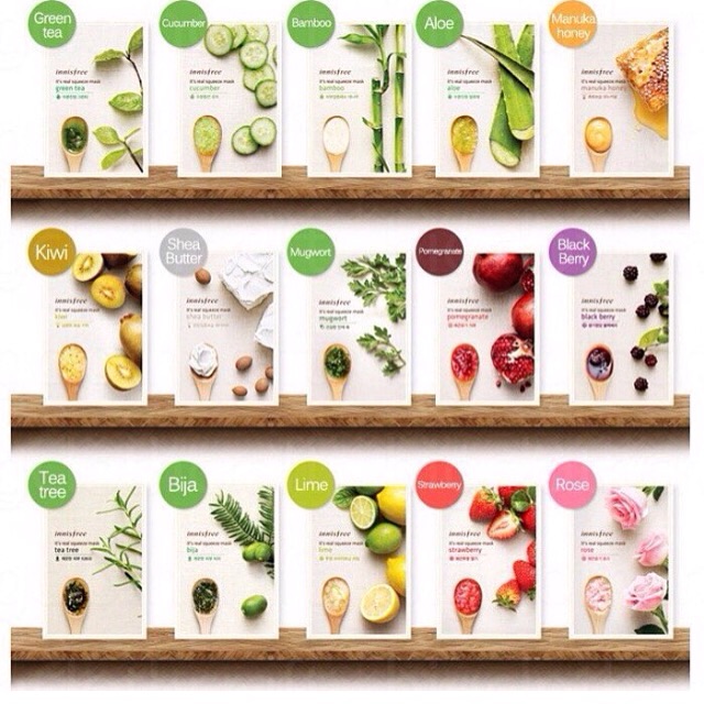 Innisfree - Real Squeeze Mask Sheet 20ml 100% ORIGINAL Innisfree
