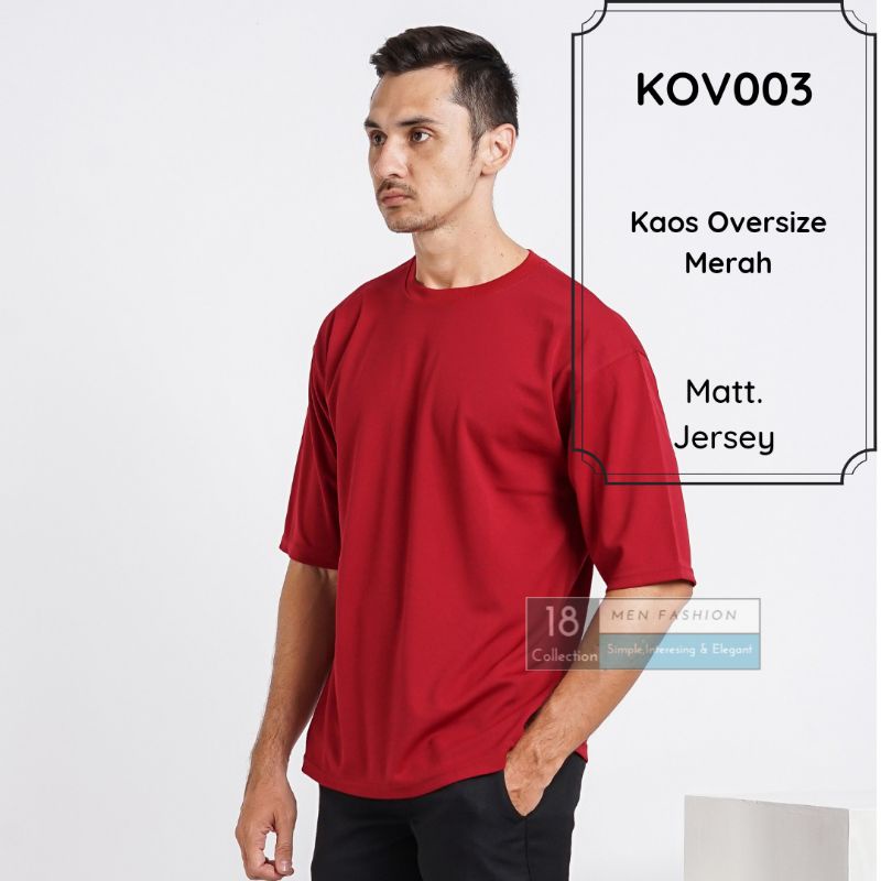 [Bisa COD] Kaos Polos OverSize Pria Wanita Berkualitas