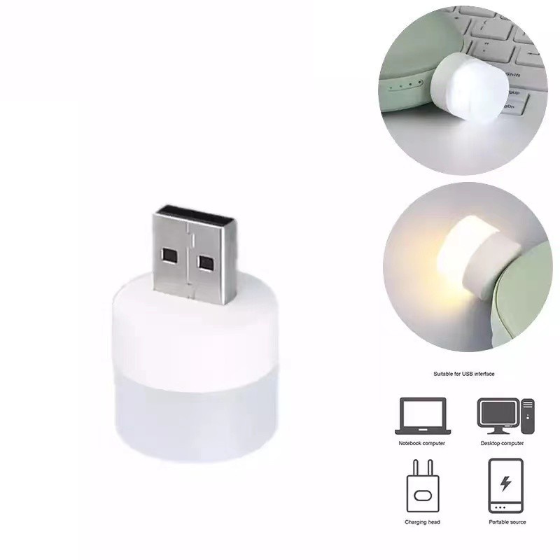 Lampu LED USB Mini - Lampu Emergency - Lampu Hias Mini Lampu Bola Mini