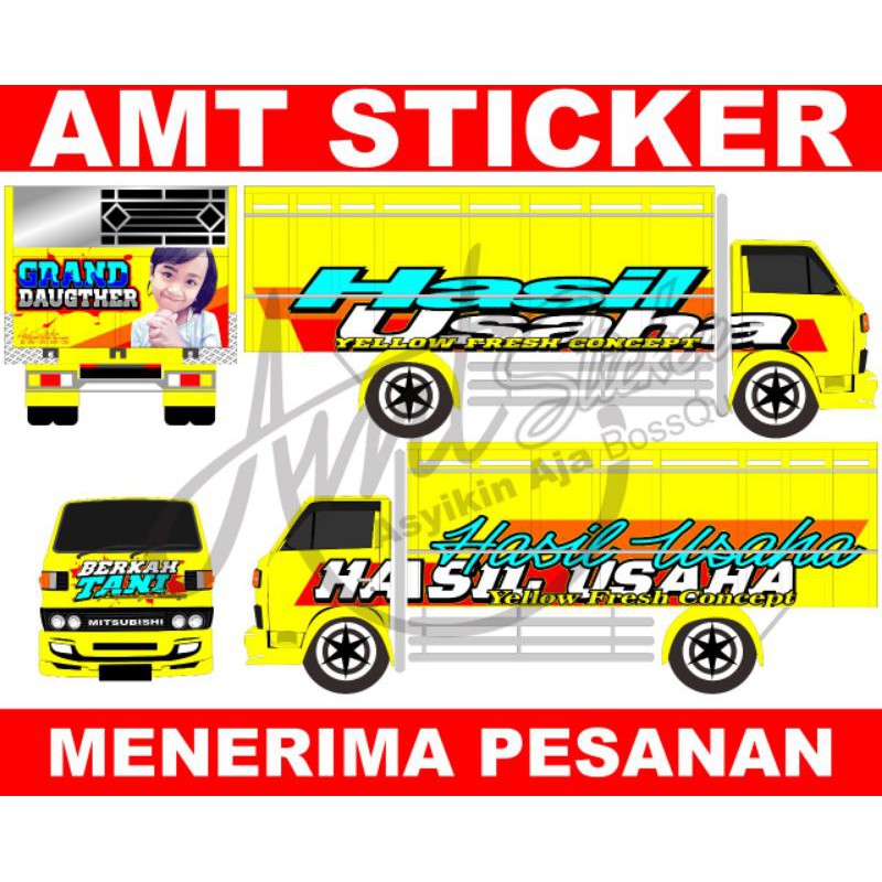 

[Terlaris] Stiker Decal Truck Full Body Stiker Truk Stiker Decal Truk