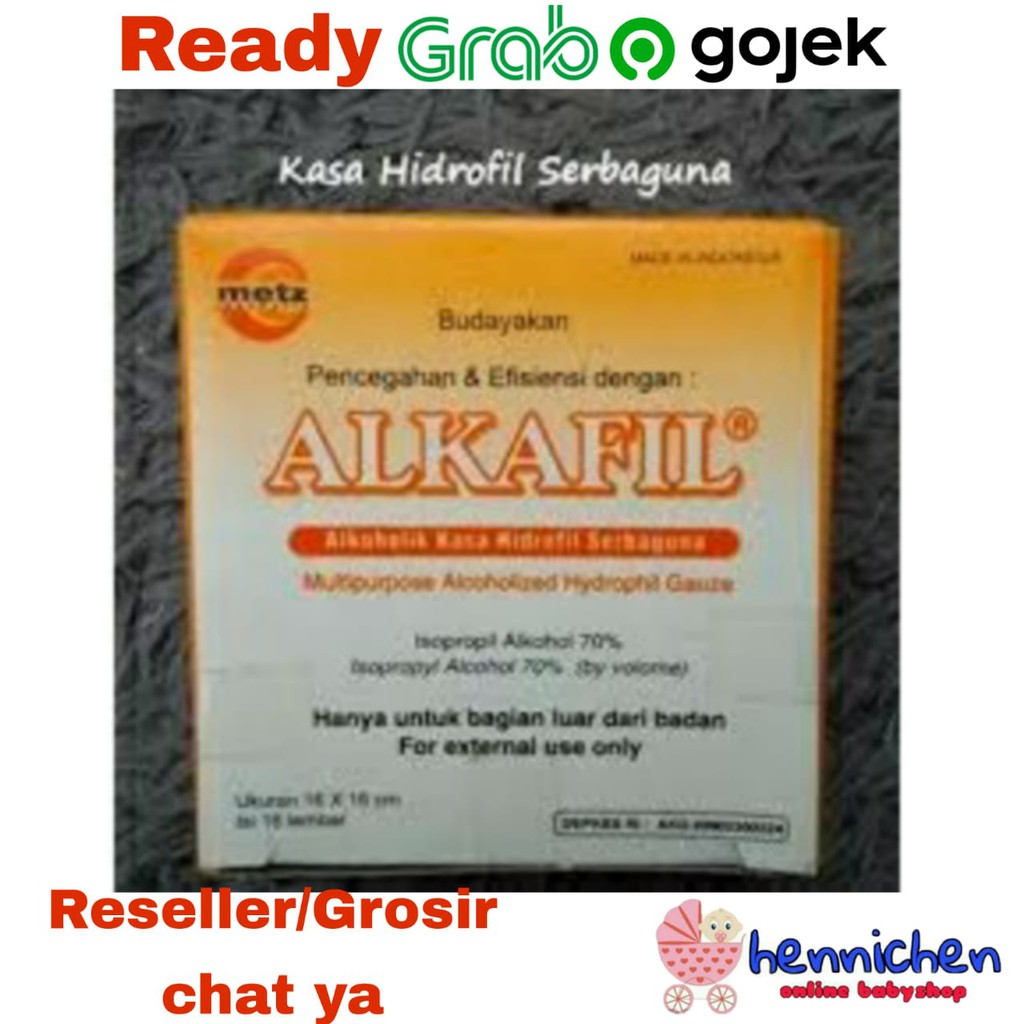 Alkafil Kasa Alkohol Tali Pusar Bayi GOOD QUALITY