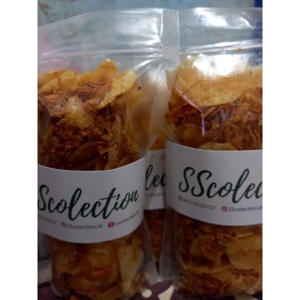 

Keripik kentang bawang 500 Gram