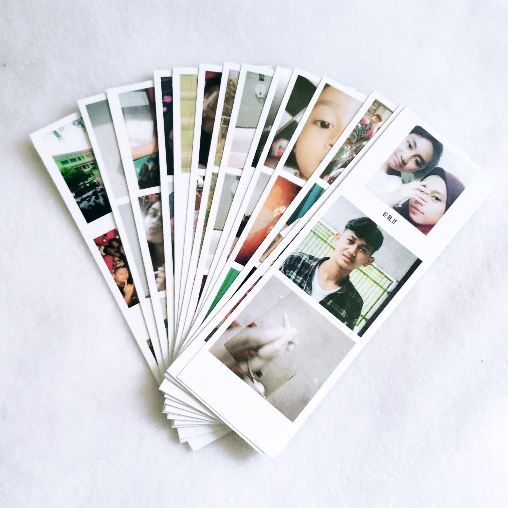 POLAROID STRIP PHOTOBOOTH LAMINASI GLOSSY ANTI AIR DESAIN BEBAS BISA COD Shopee Indonesia