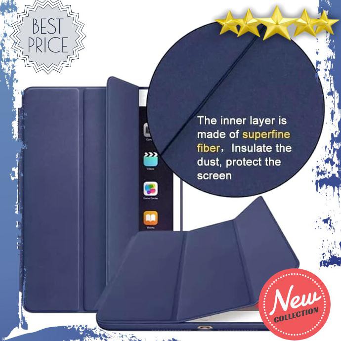CASING NEW IPAD 6 2017 2018 9.7 INCH SMART CASE LEATHER KULIT COVER