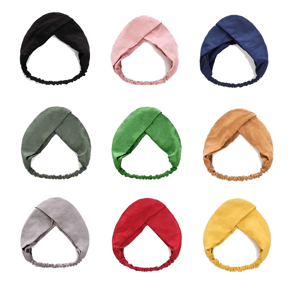 BRGUNIK Bando Rambut Ala Korea Bandana Aksesoris Wanita Hairband R035