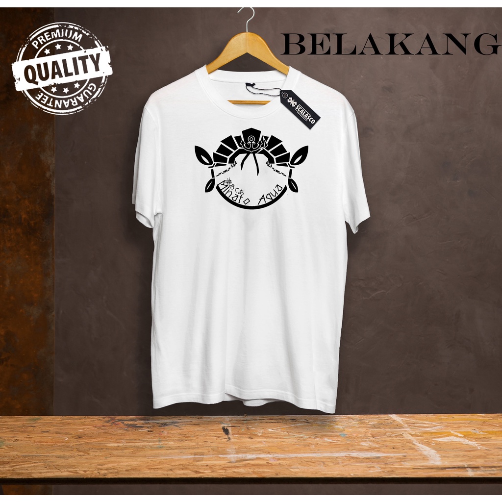 Baju Kaos Tshirt Anime Hololive Minato Aqua Vtuber - Baju Otaku - Simp - Baju Wibu - Distro