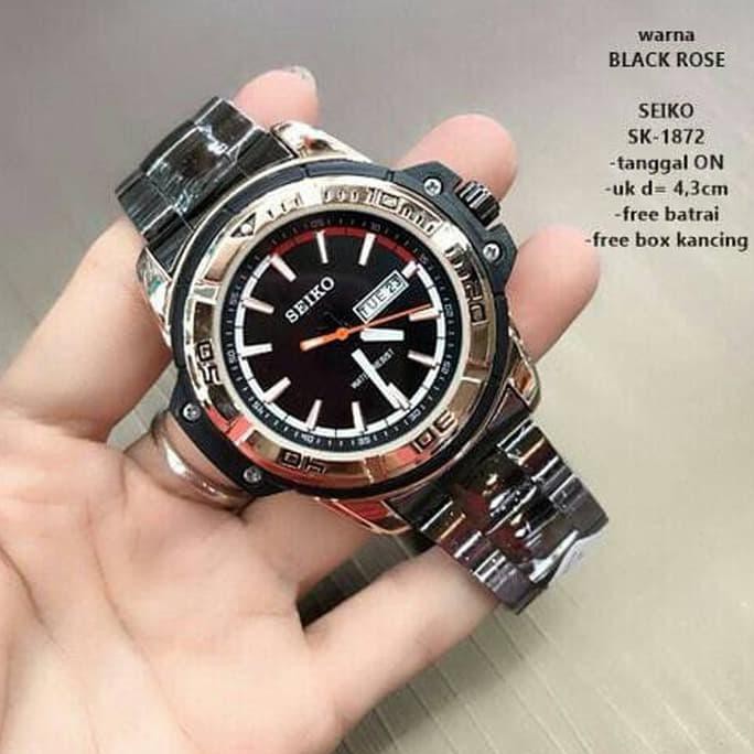 promo | diskon | sale jam tangan pria Seiko rantai elegant terbaik | terlaris