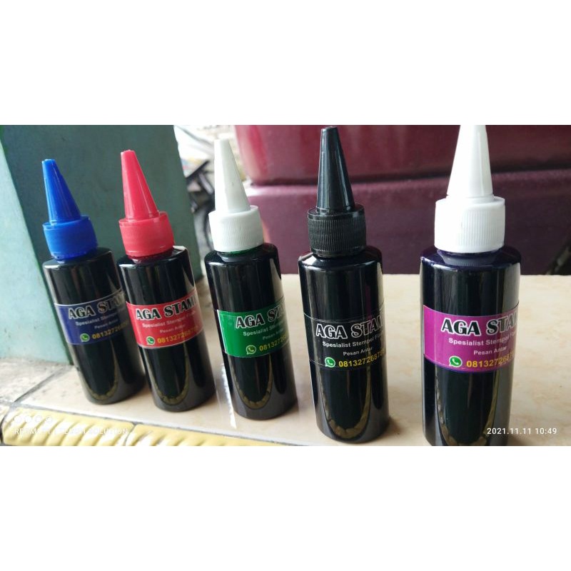 

TINTA STEMPEL WARNA/ TINTA STEMPEL OTOMATIS/ FLASH 100 ML Ready Stok